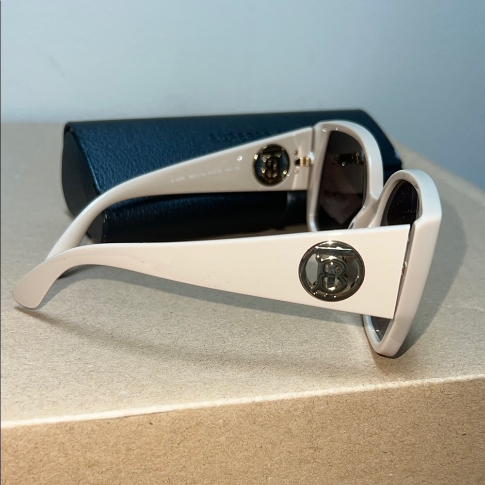 Burberry Cream Oversized Sunglasses